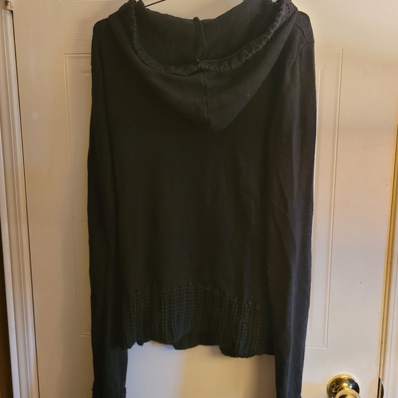 Black Urban Behaviour Hooded Sweater - Picture 2 of 6